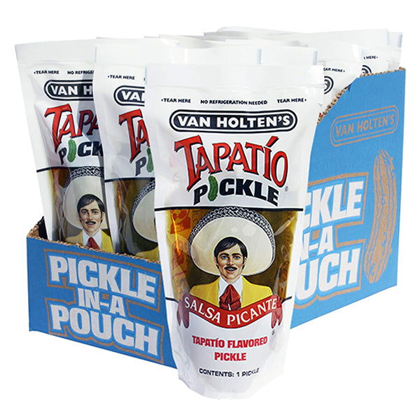Van Holten's Pickle in a Pouch Tapatio 12 Pack