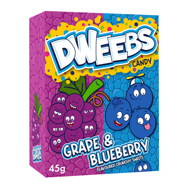 DWEEBS Grape/Blueberry 45g - 24ct