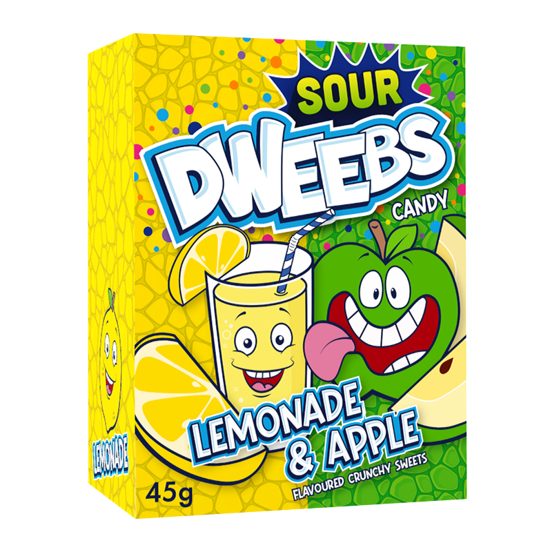 DWEEBS Sour Lemonade/Apple 45g - 24ct