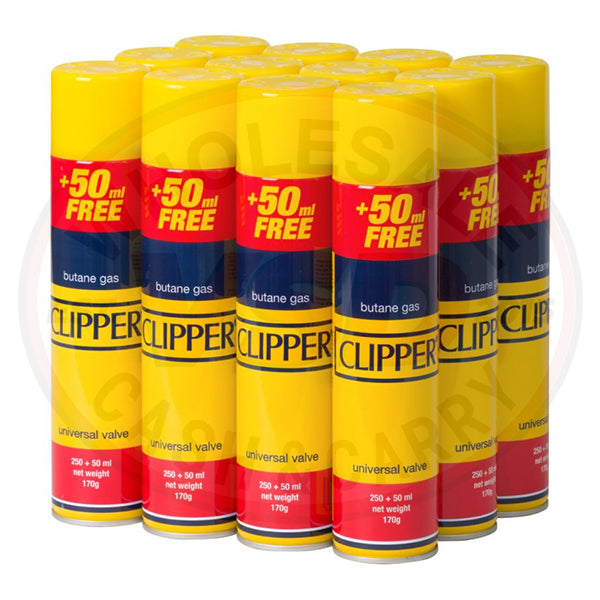Clipper MC017 Gas 300ml (12 Pack)
