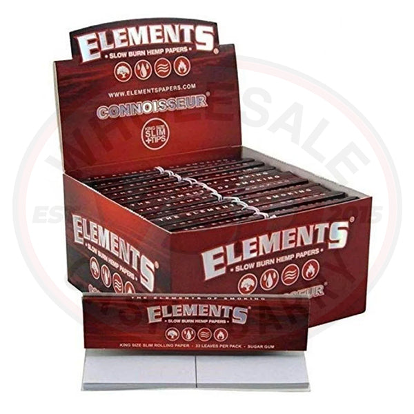 Elements Red Kingsize Slim Rolling Papers