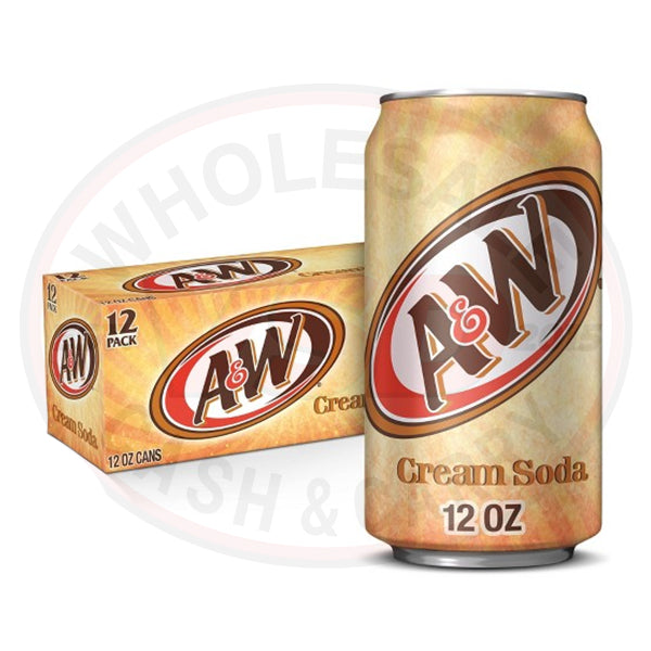 A&W Cream Soda 12x355ml