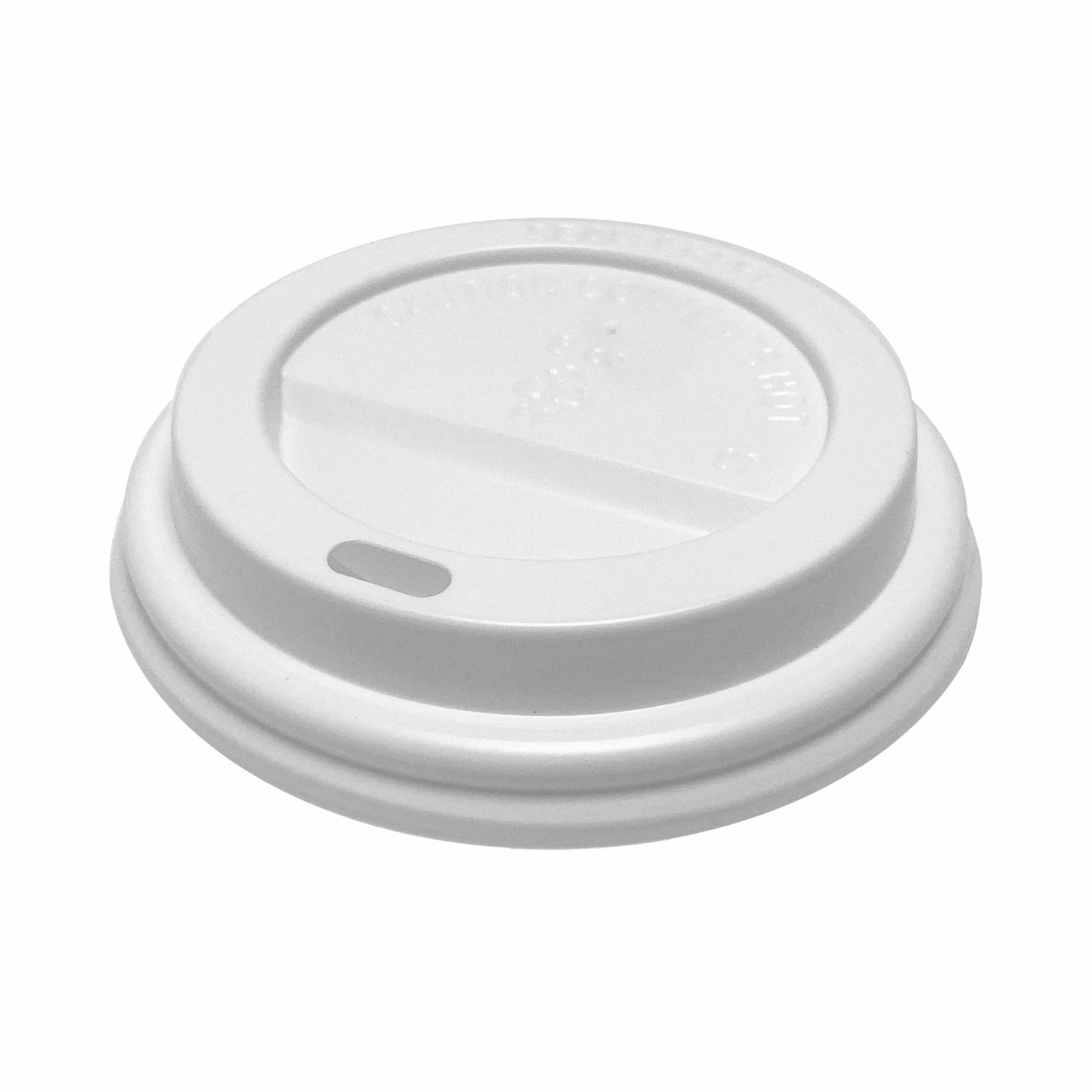 8oz White PP Lid 50pk