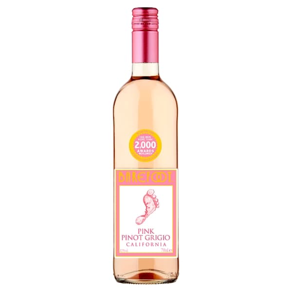 Barefoot Pink Pinot Grigio 75cl