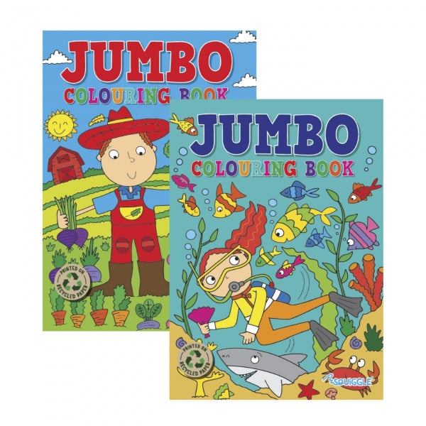 Jumbo Colouring Book (Book 1 & 2 Assorted)
