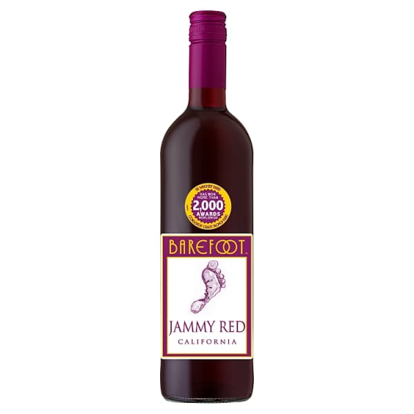 Barefoot Jammy Red 75cl