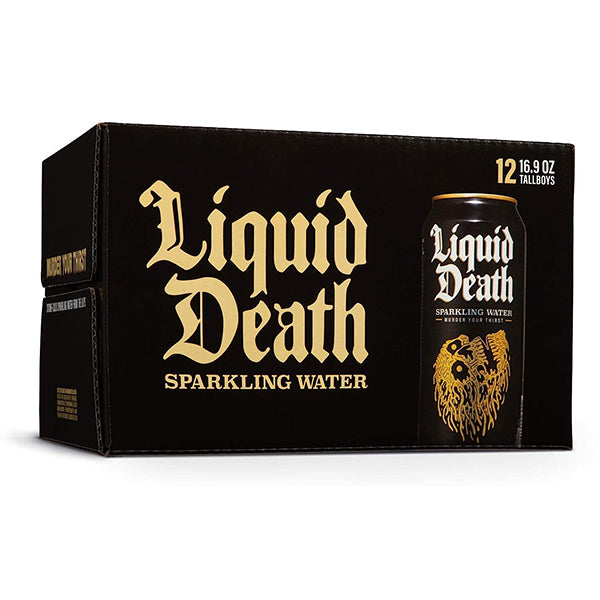 Liquid Death Sparkling Water 500mlx12 (Shipping Restricted*)