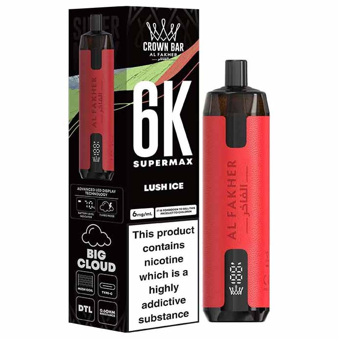 Al Fakher AF6000 Supermax Disposable Vape Device 6mg