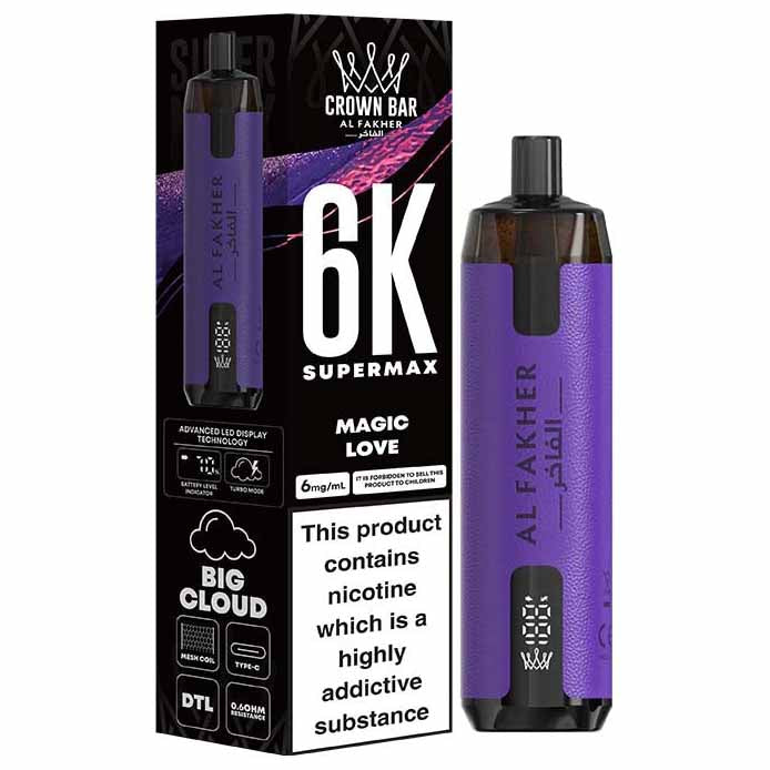 Al Fakher AF6000 Supermax Disposable Vape Device 6mg