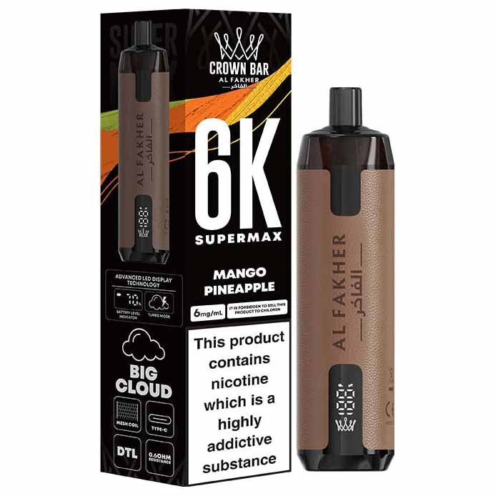 Al Fakher AF6000 Supermax Disposable Vape Device 6mg