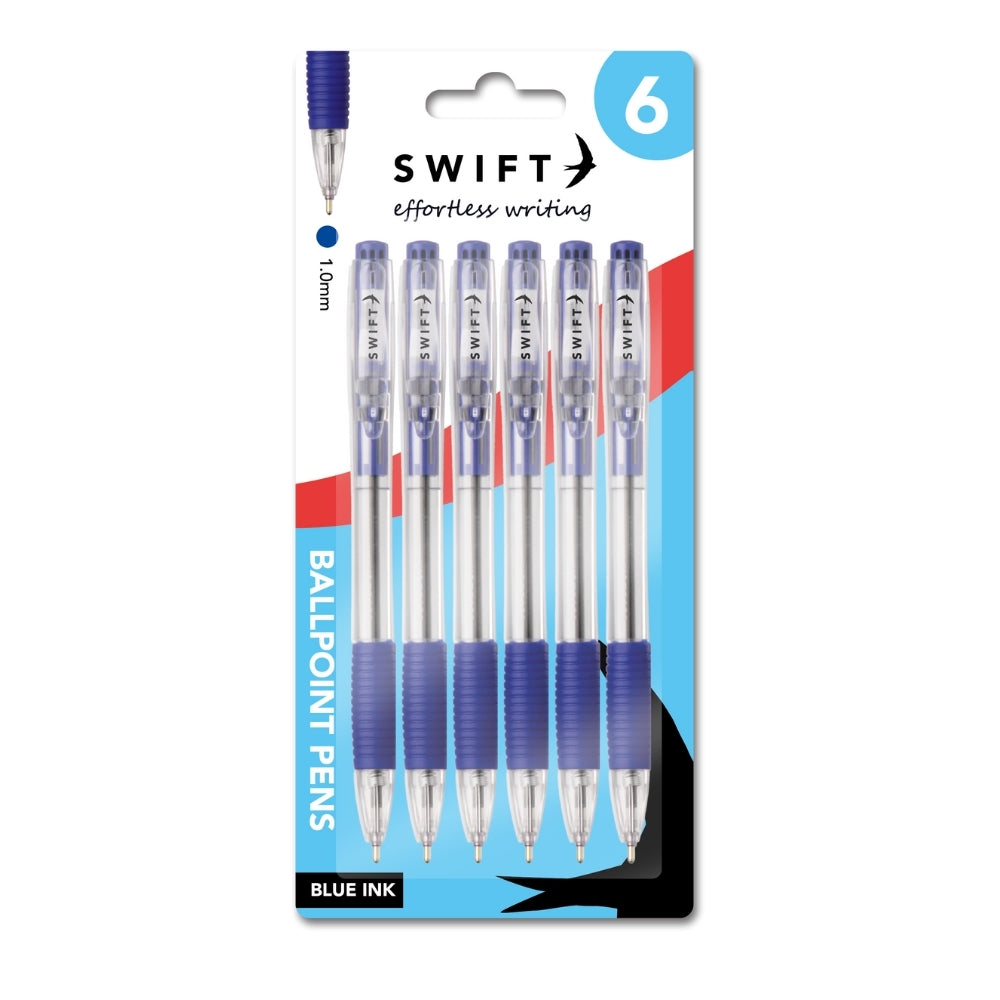 Swift Ballpoint Pens 6PK