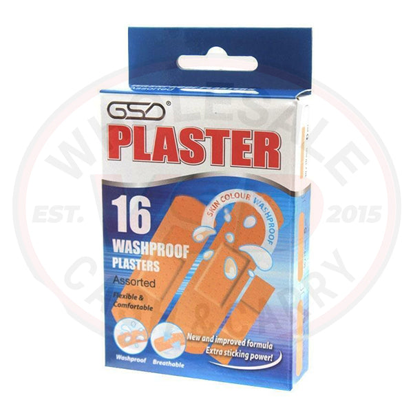 GSD Washproof Plasters 16pcs