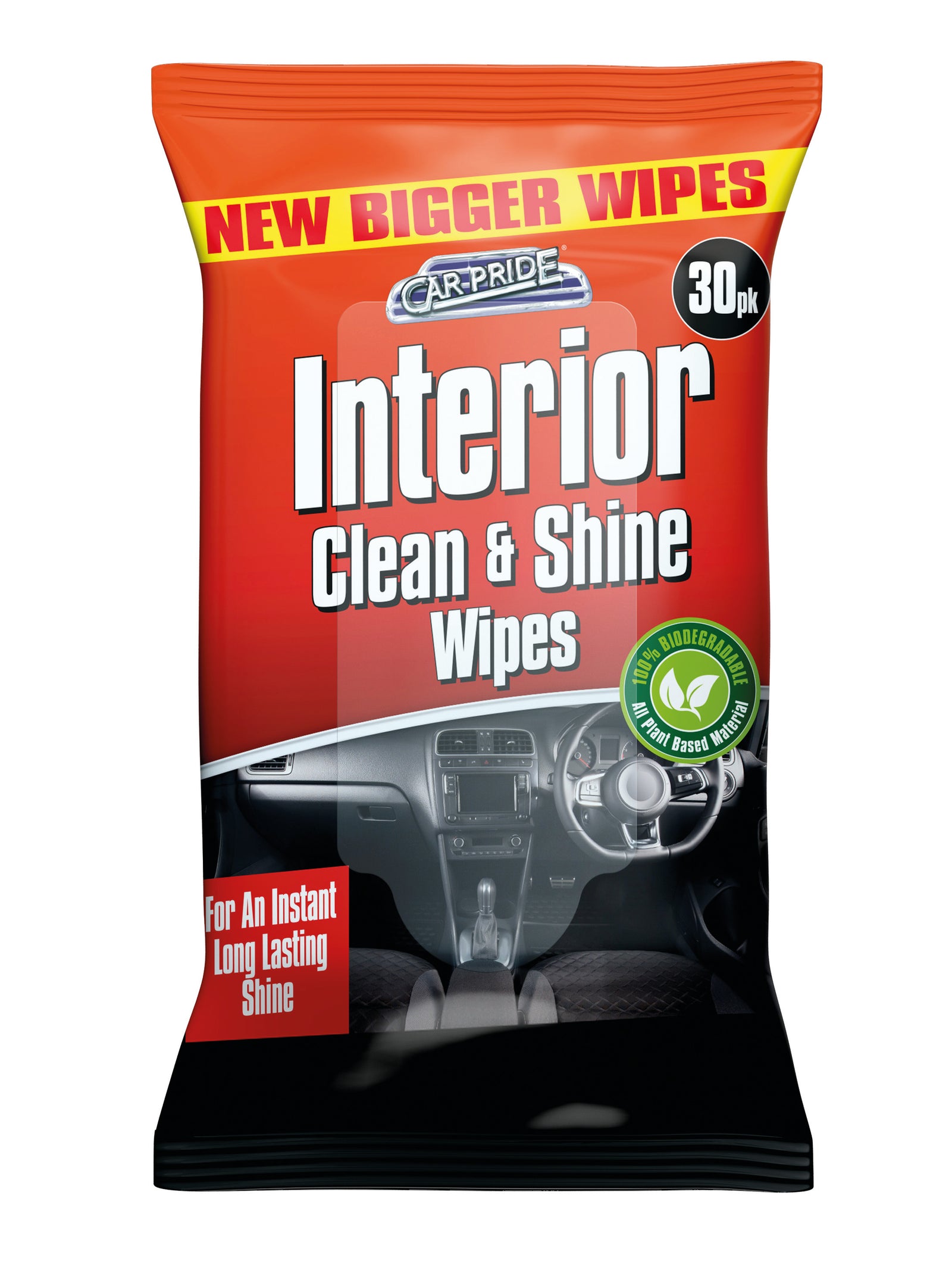 Interior Dash Biodegradable Wipes 30pk