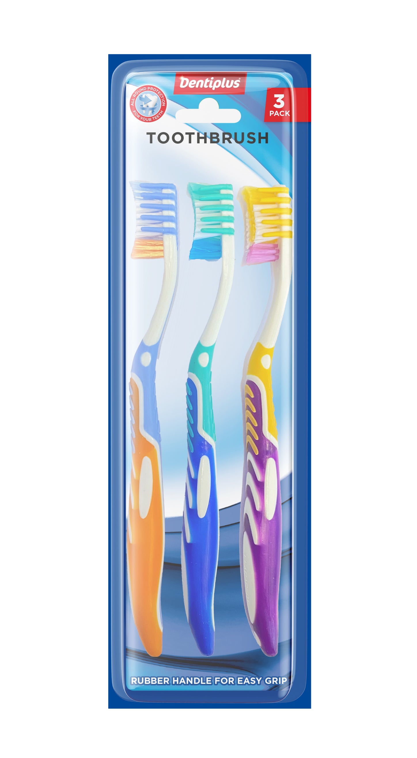Dentiplus Toothbrush 12x3pk