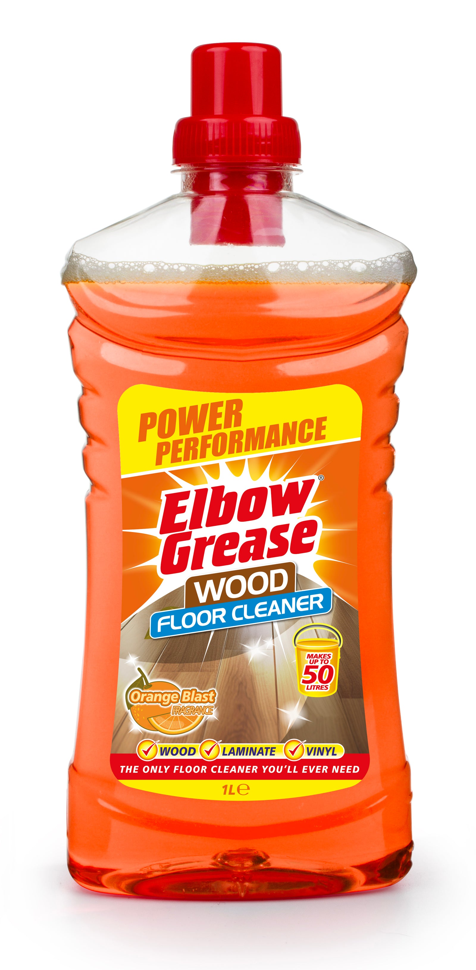 Elbow Grease Wood Floor Cleaner Orange Blast 1L
