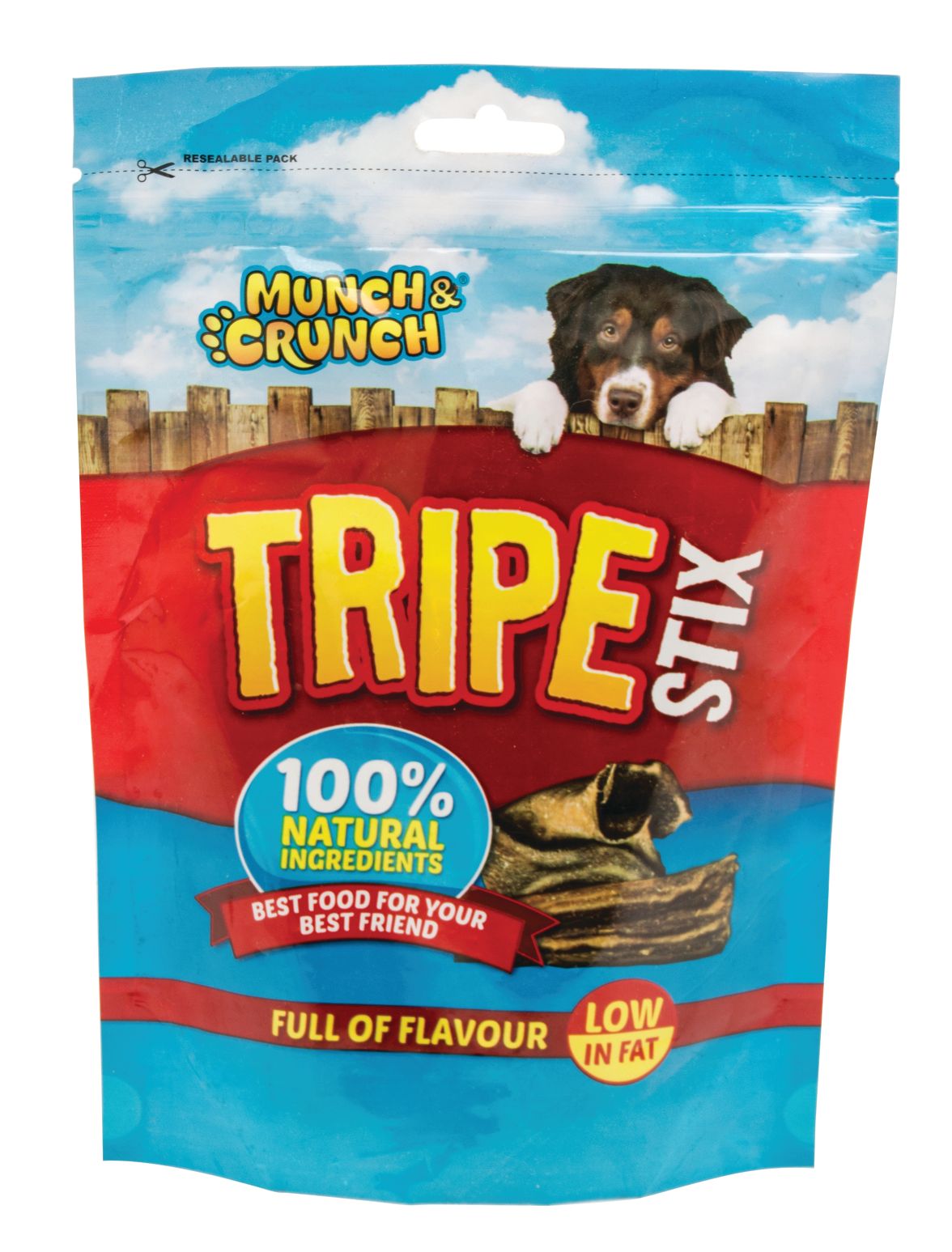 Munch & Crunch Tripe Dog Snack 100g