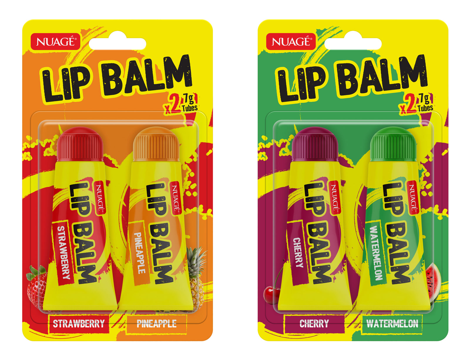 Nuage Lip Balm Mixed Che & Water, Straw & Pine 2x7g