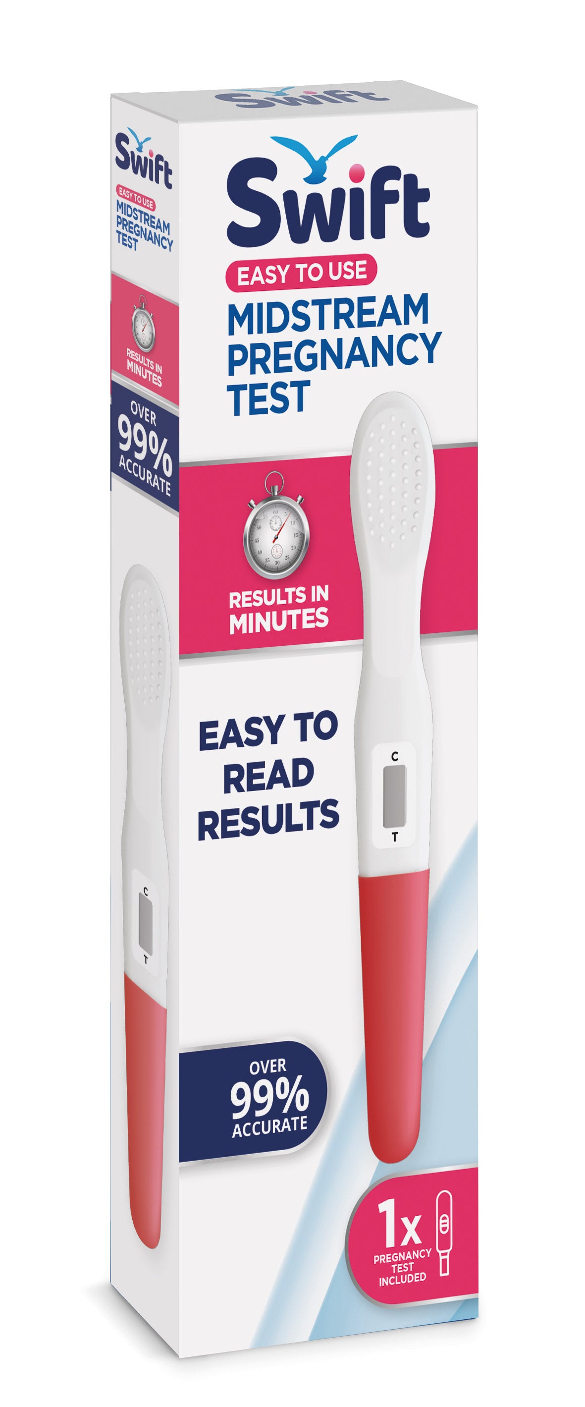 Swift Midstream Pregnacy Test 12x1pk