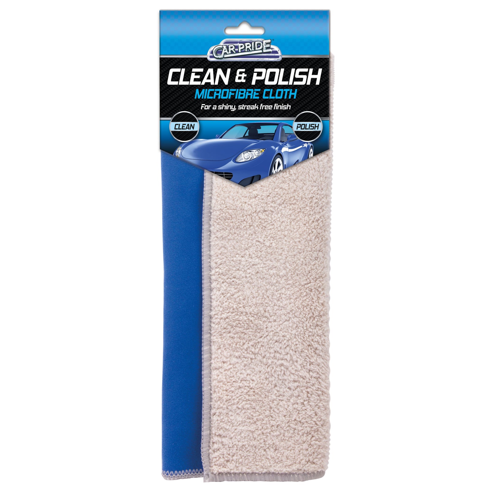 Clean & Polish Microfibre Cloth 1pk
