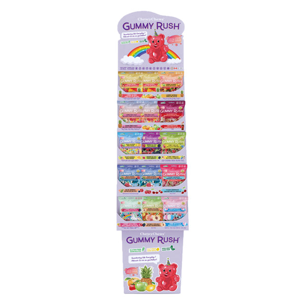 Gummy Rush Sweets Stand 90G (120 Packs)