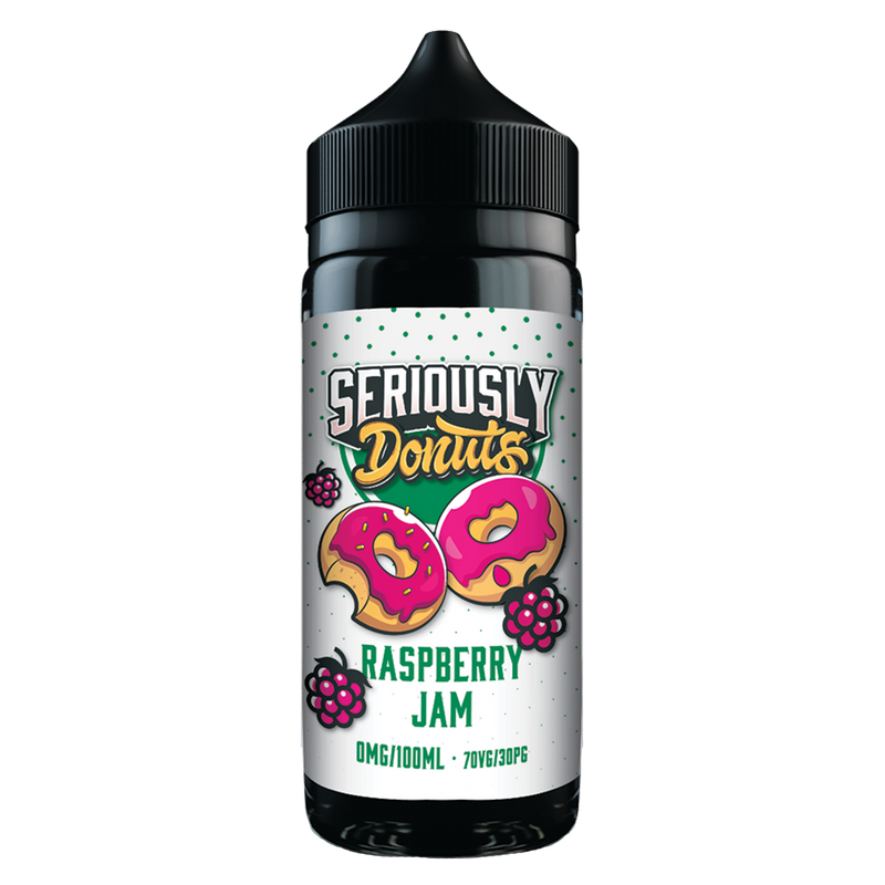 Seriously Donuts Raspberry Jam 0mg 100ml Shortfill