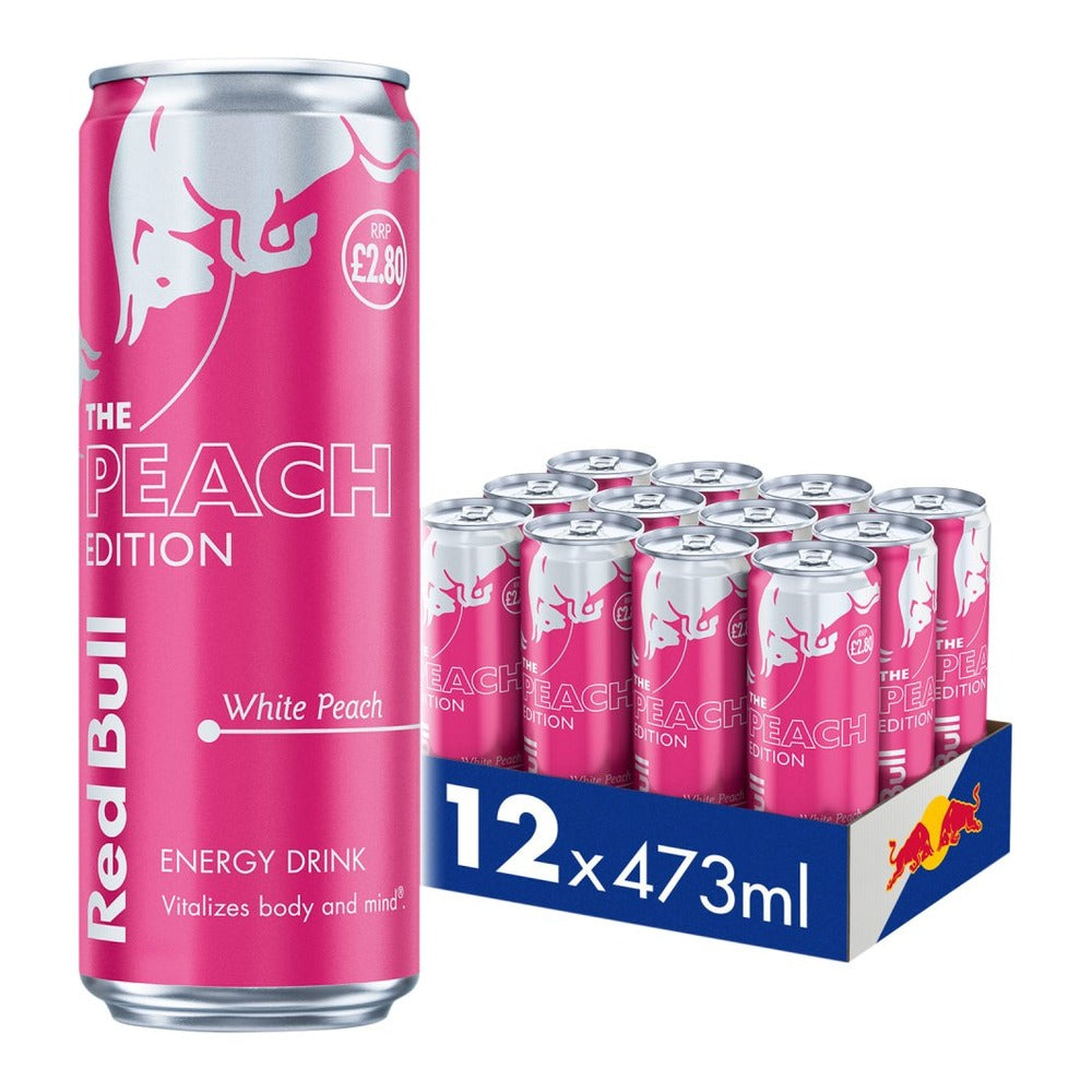 Red Bull Peach Edition White Peach 12x473ml PM£2.80