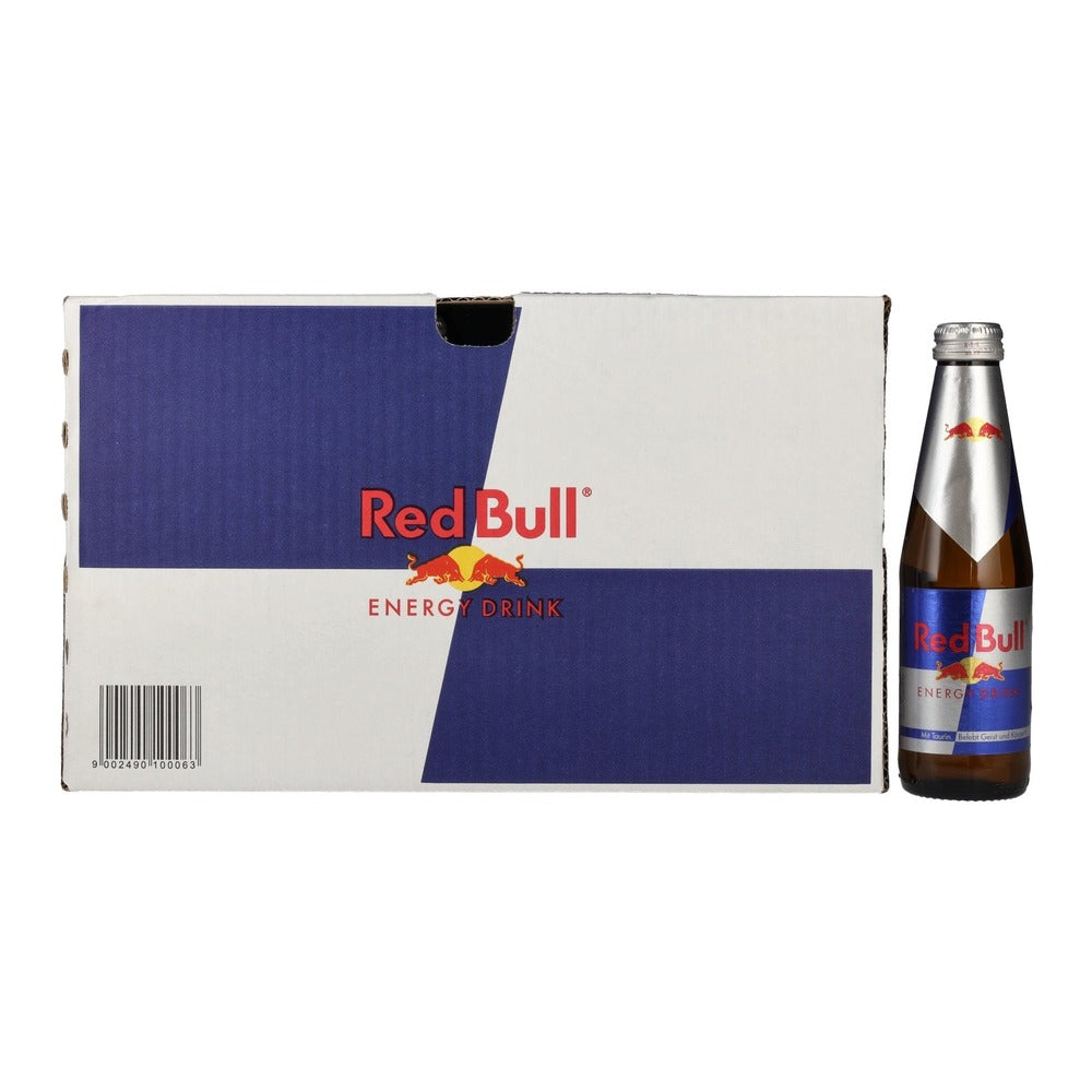 Red Bull Energy Drink Glass Bottle 24x250ml