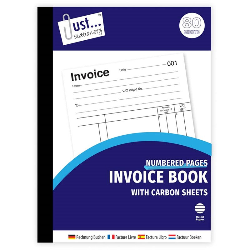 Invoice Book, Full size 80 sets