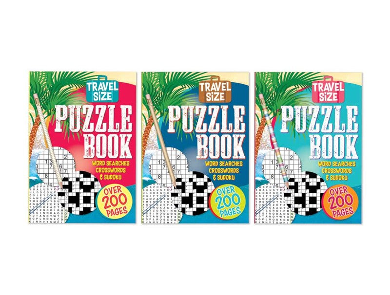 A5 Travel Puzzle Book
