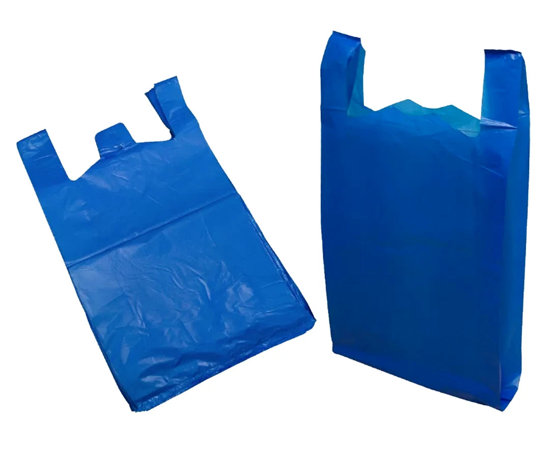 Master Large Blue Vest Carrier Bag 11x17x21