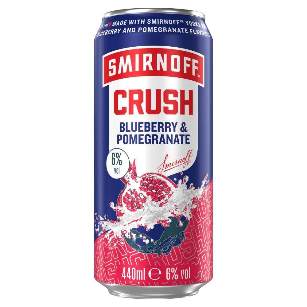 Smirnoff Crush Blueberry & Pomegranate 12x440ml