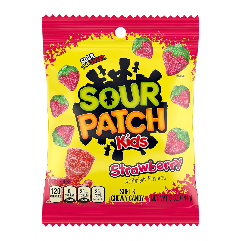 Sour Patch Kids Strawberry 5oz (141g) - 12CT