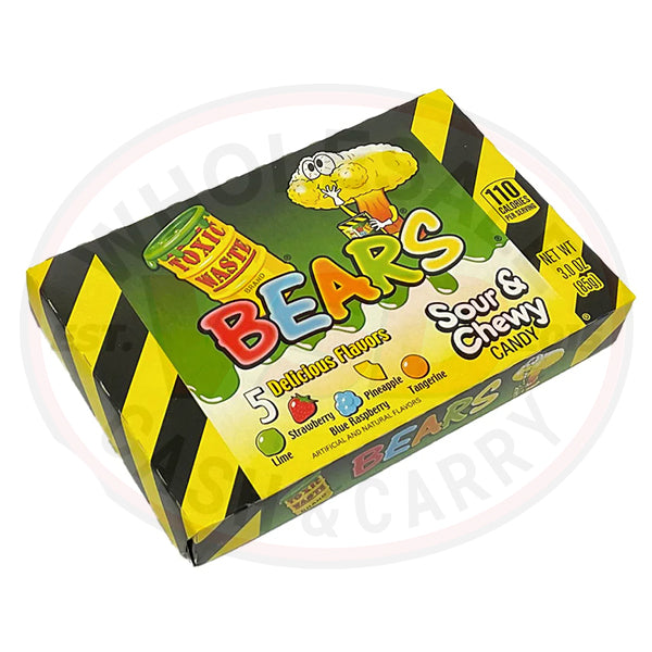 Toxic Waste Sour & Chewy Bears Theatre Box