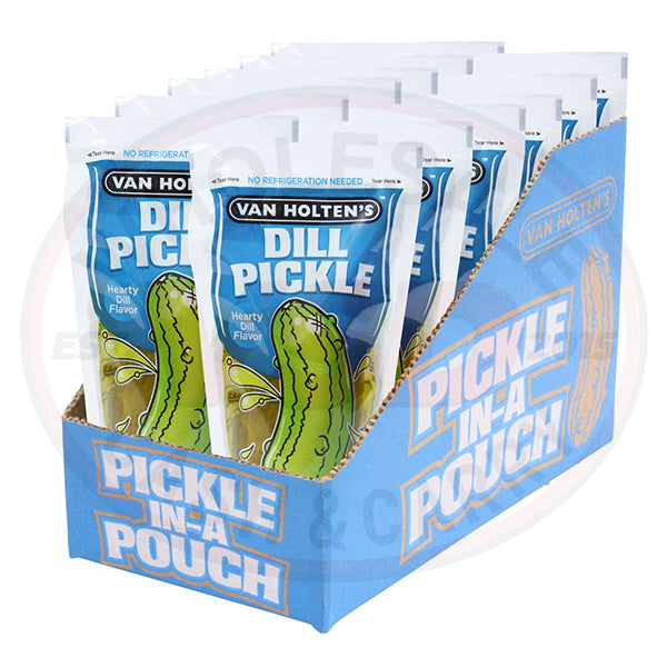 Van Holten's Pickle-In-A-Pouch Jumbo Dill Pickles - 12 Pack