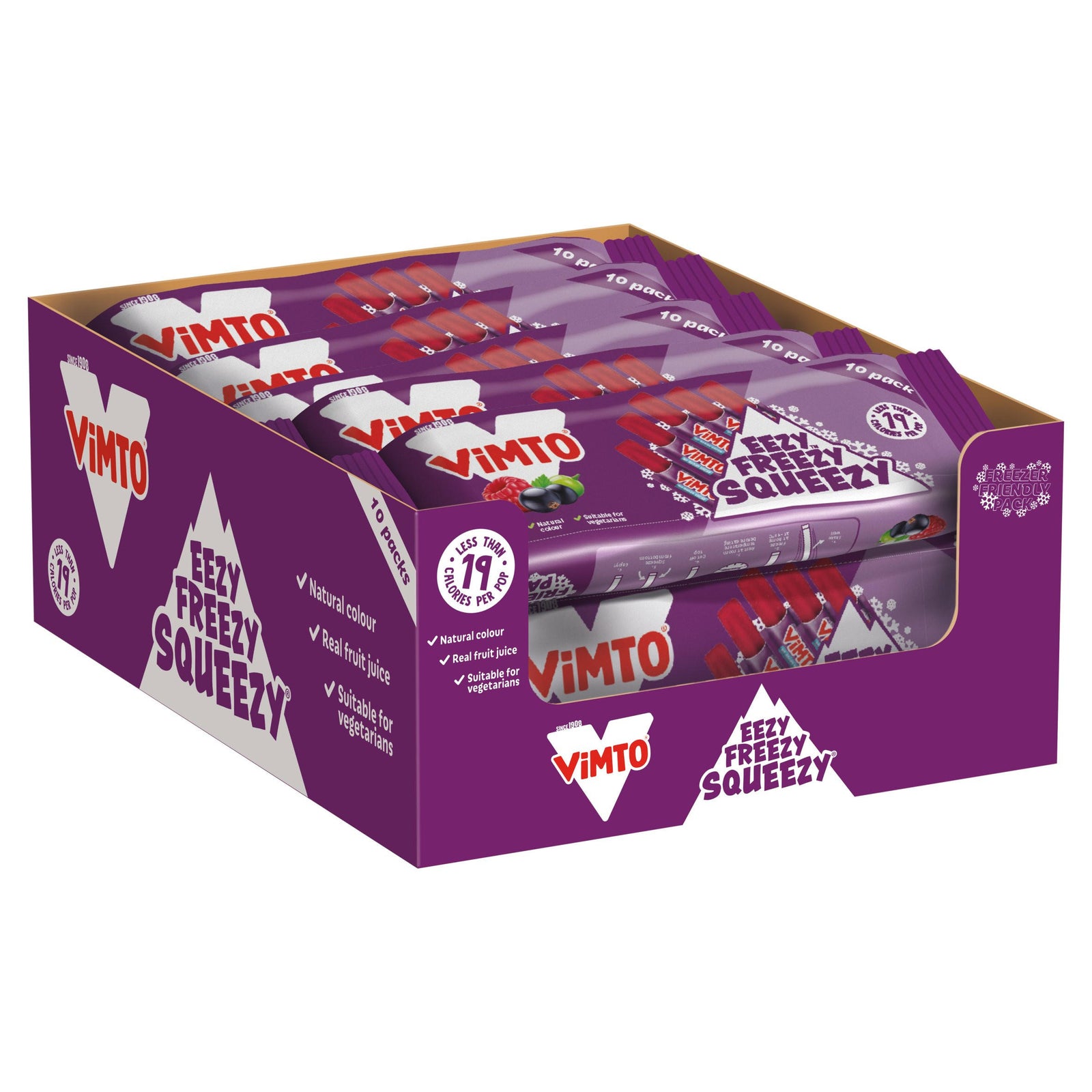 Vimto Eezy Freezy Squeezy 10pk