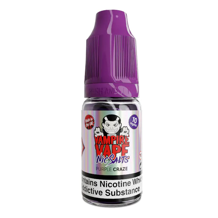 Purple Craze Nic Salt by Vampire Vape - Nic Salts UK