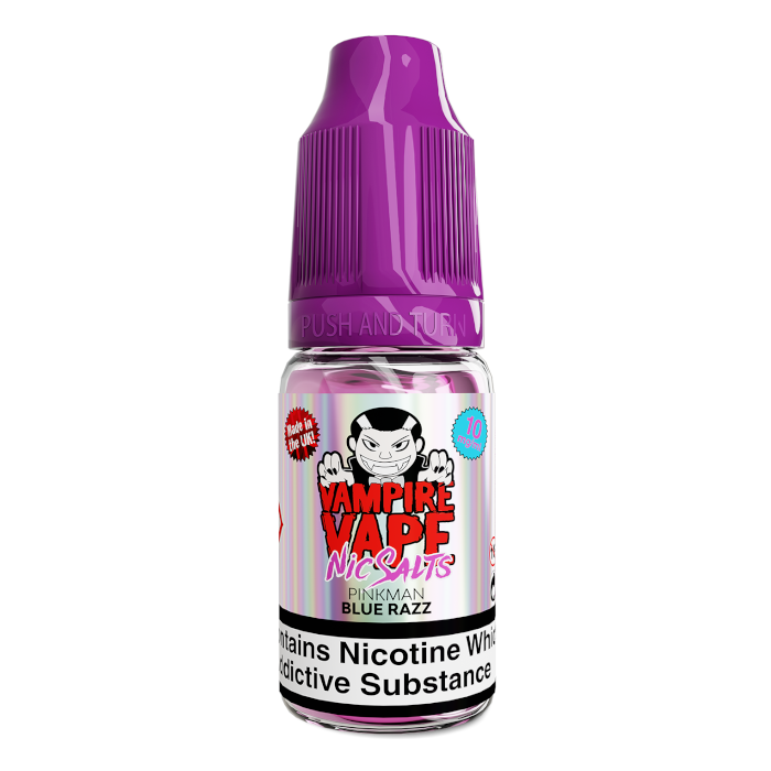 Pinkman Blue Razz Nic Salt by Vampire Vape - Nic Salts UK