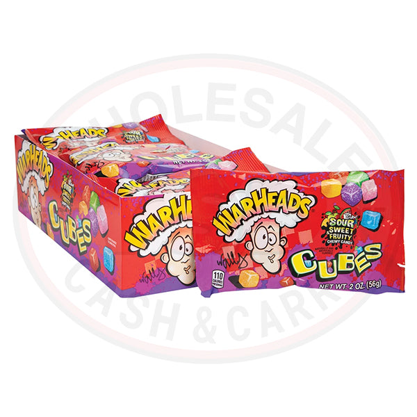 Warheads Sour Chewy Cubes Assorted Flavours (840g)