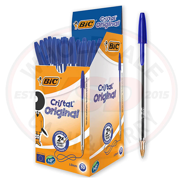 Bic Cristal Original Pens (50 Pens)