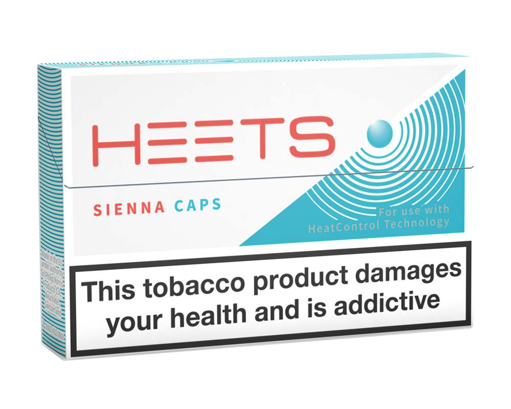 IQOS HEETS Sienna Caps Selection Tobacco Sticks (10 Pack)