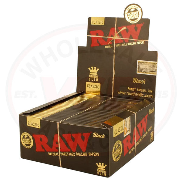 RAW Black Classic King Size Slim Papers