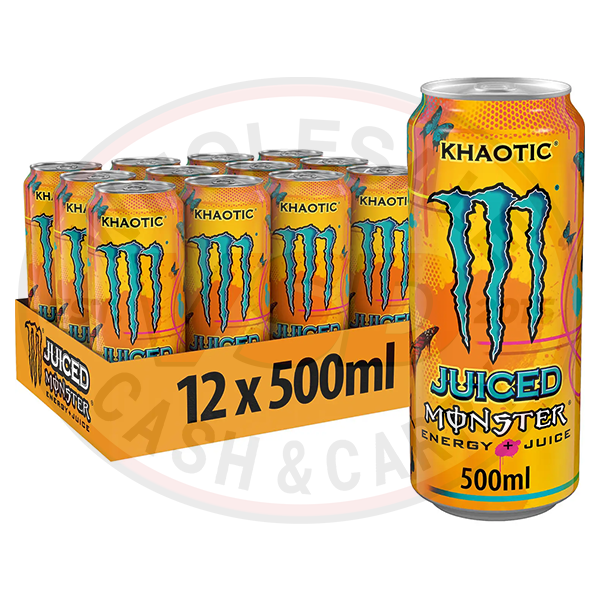 Monster Energy Drink 12x500ml (Khaotic)